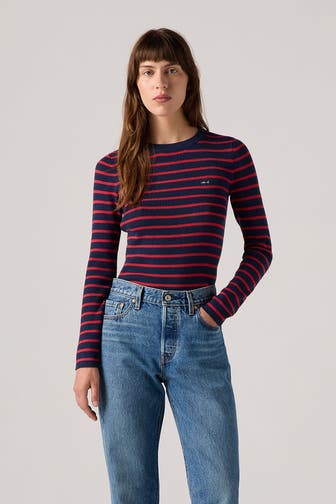 LEVI'S® Strickpullover gestreift