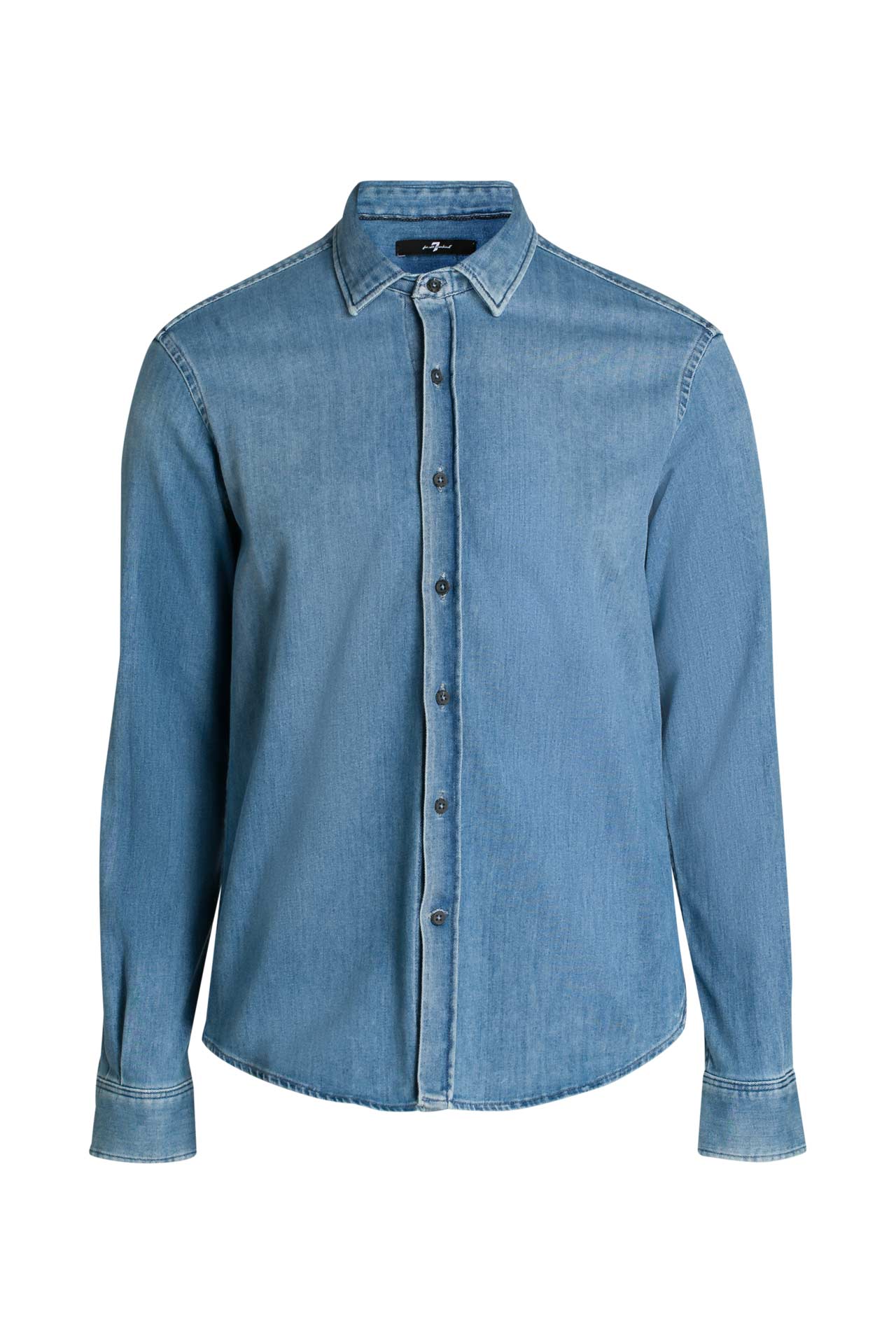 7 FOR ALL MANKIND Jeanshemd hellblau, Bild 1
