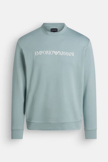 EMPORIO ARMANI Sweatshirt aqua