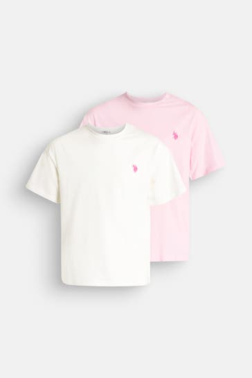 U.S. POLO ASSN. 2er-Pack T-Shirts 'Penny' mehrfarbig
