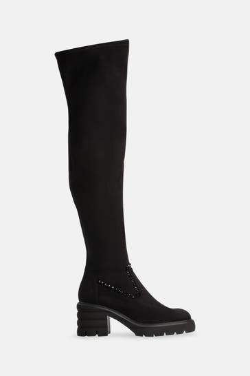 KENNEL & SCHMENGER Overknees 'Bump' schwarz