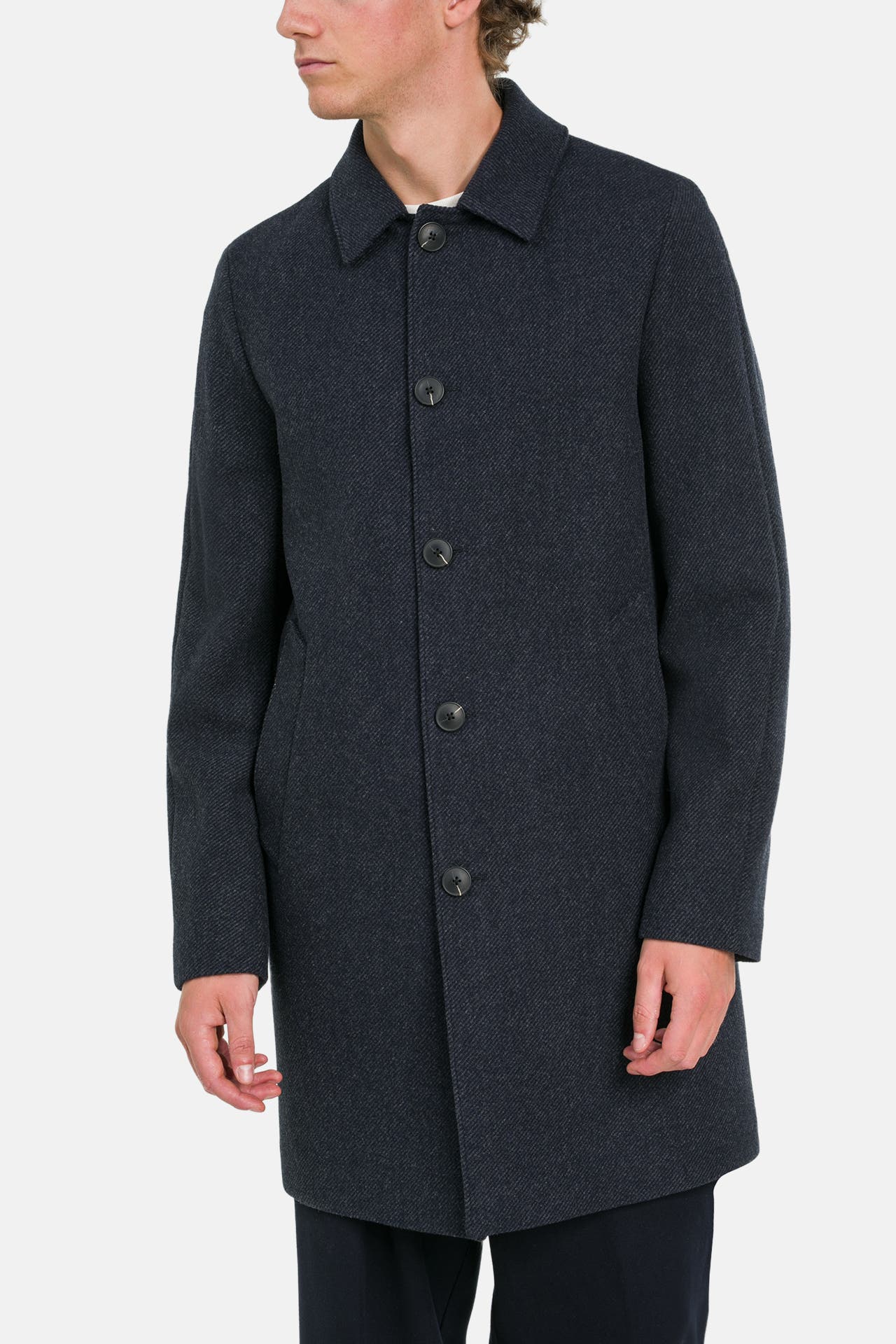 MARC O'POLO Wollmix-Mantel graublau, Bild 1