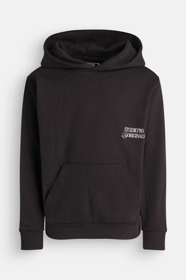 JACK & JONES Hoodie schwarz