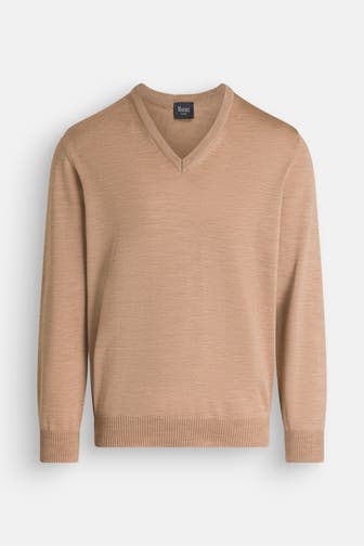 MAERZ MUENCHEN Wollpullover hellbraun