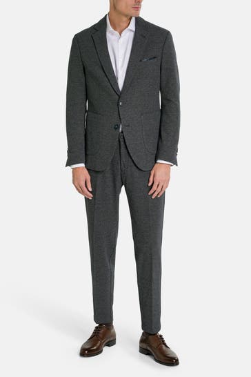 CINQUE 'Cijuno' suit, mottled grey