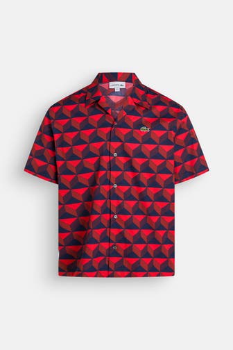 LACOSTE Kurzarmhemd gemustert