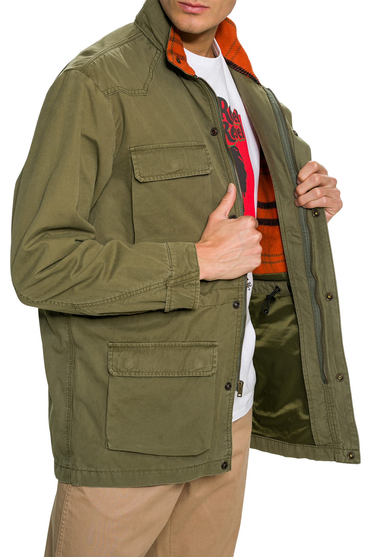 Wrangler field jacket hot sale