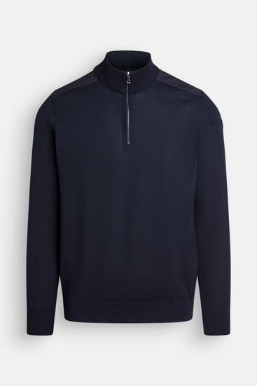 PAUL & SHARK - Woll-Troyer navy