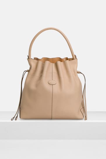 TOD'S Schultertasche beige