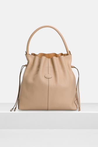 TOD'S Schultertasche beige