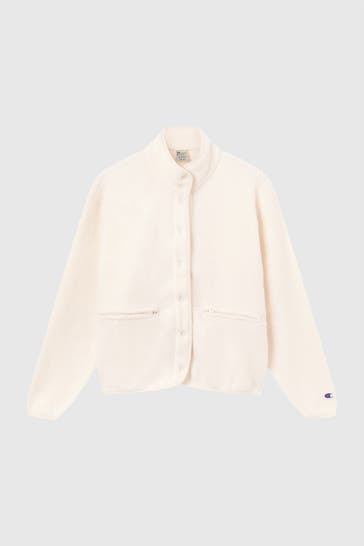 CHAMPION Fleecejacke ecru