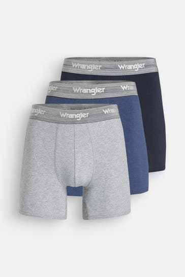 WRANGLER 3er-Pack Boxer Briefs 'Wren' mehrfarbig