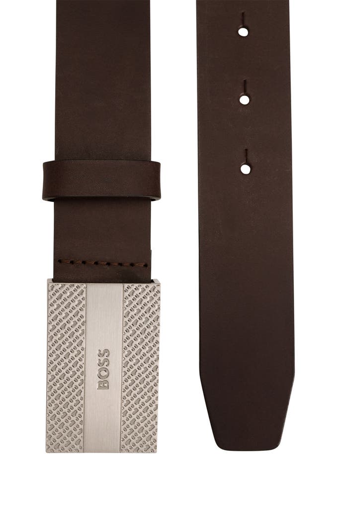 BOSS Gürtel 'Icon' dunkelbraun » günstig online kaufen
