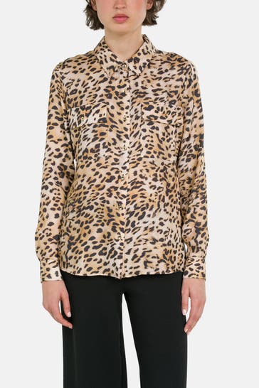 GUESS Casual-Bluse 'Enora' animal