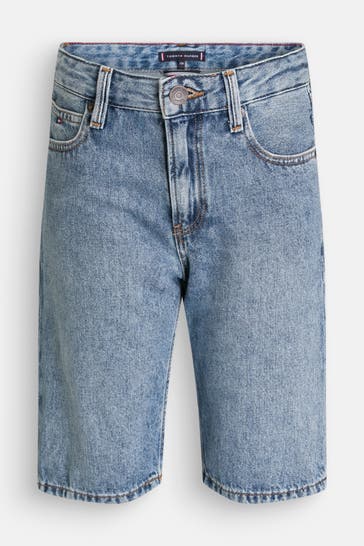 TOMMY HILFIGER Jeansshorts blau