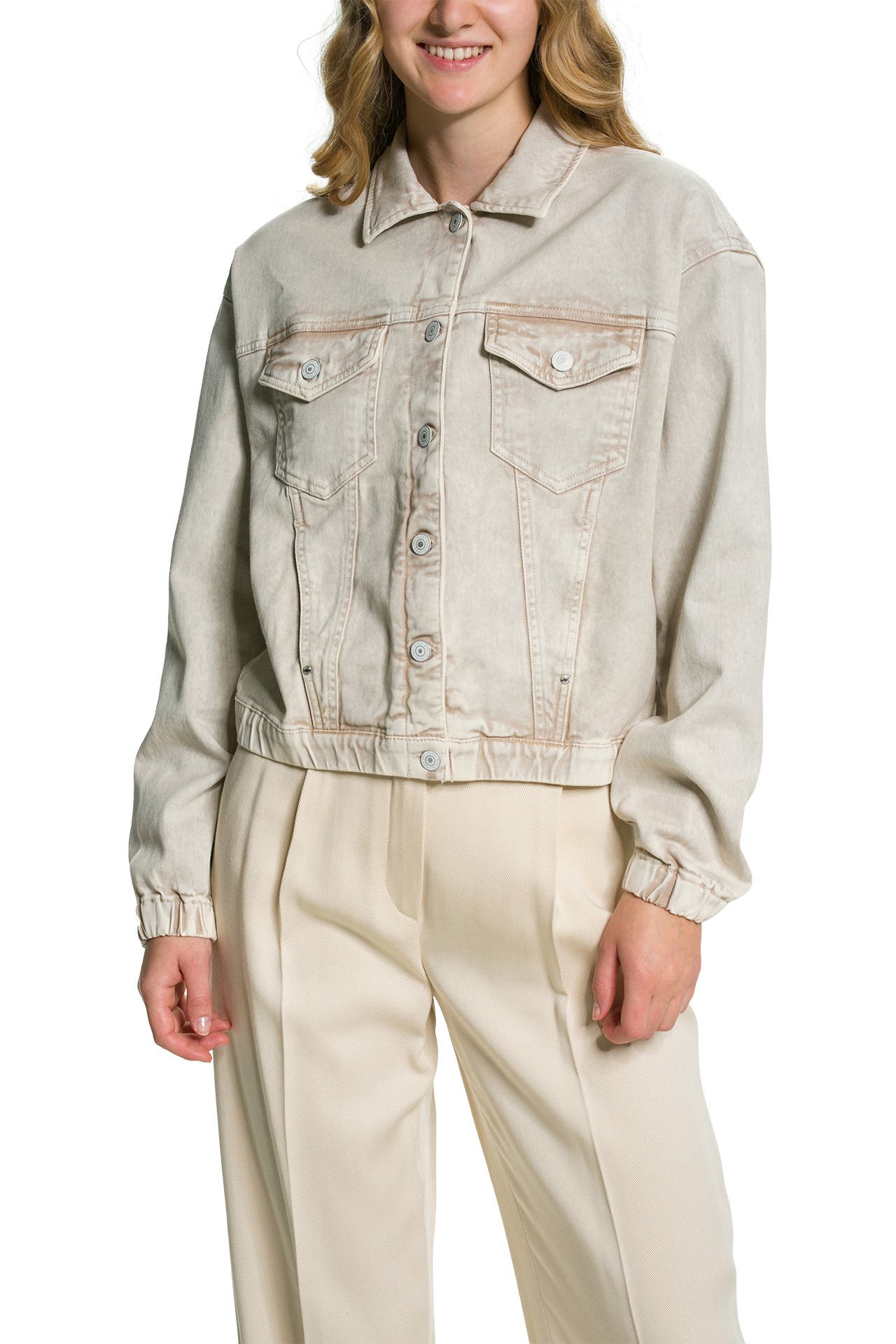 Guess Jeans Beige Polyester Women Sweater