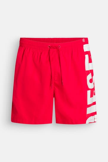 DIESEL Badeshorts 'Core' rot