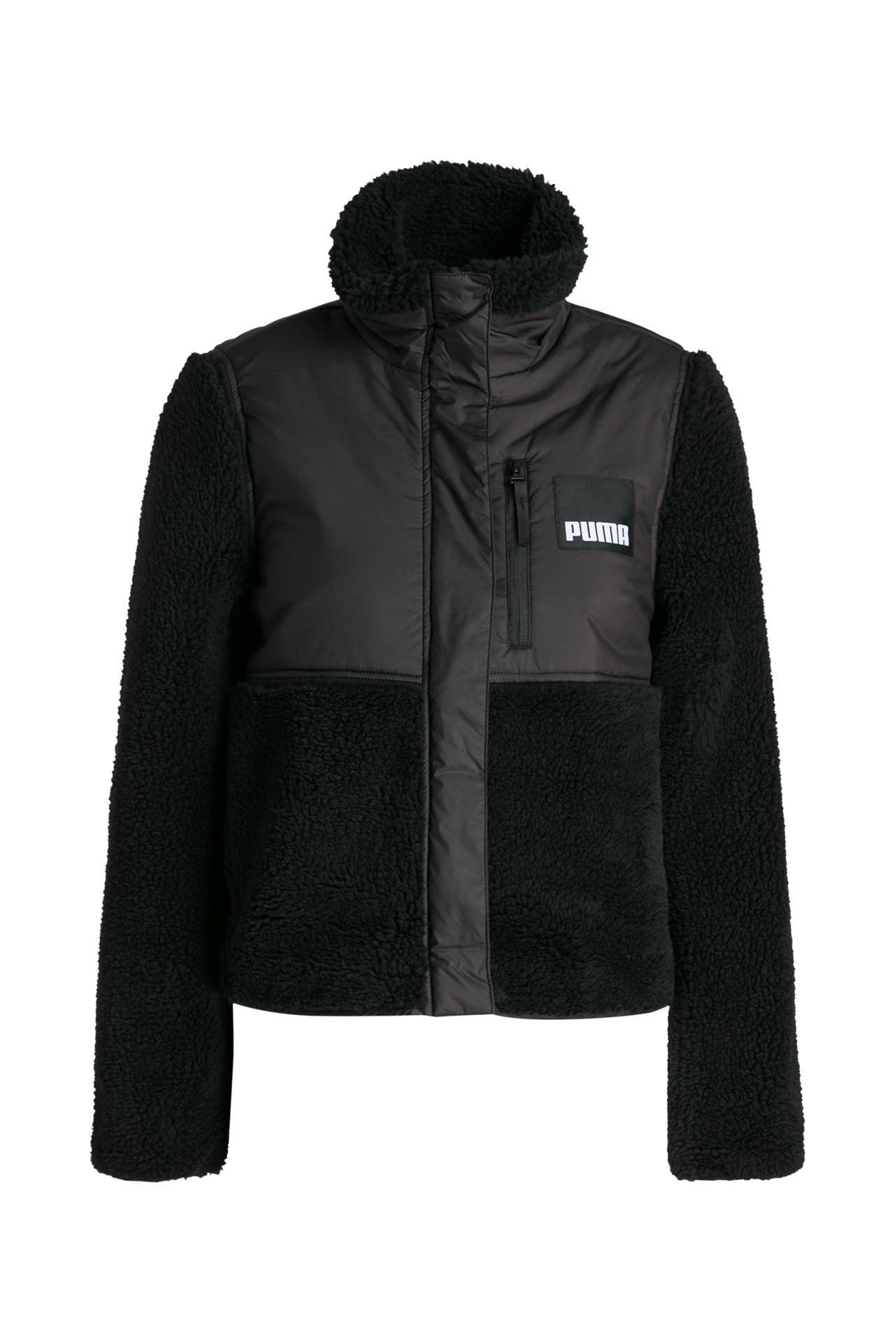 PUMA Teddy-Felljacke schwarz, Bild 1