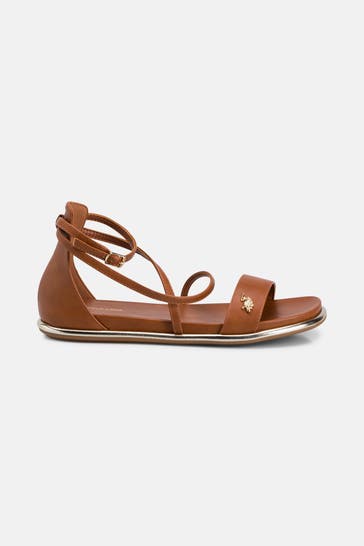 U.S. POLO ASSN. Sandalen 'Soraya' braun