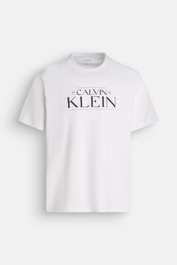 CK JEANS T-Shirt weiß