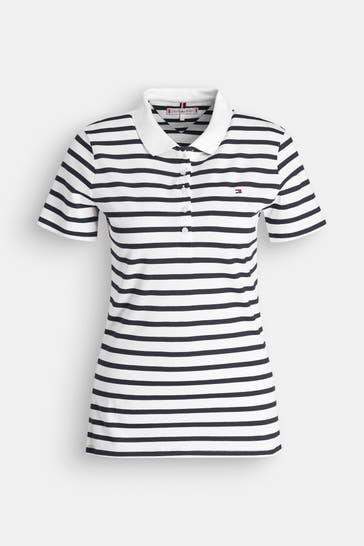 TOMMY HILFIGER Polo-Shirt gemustert