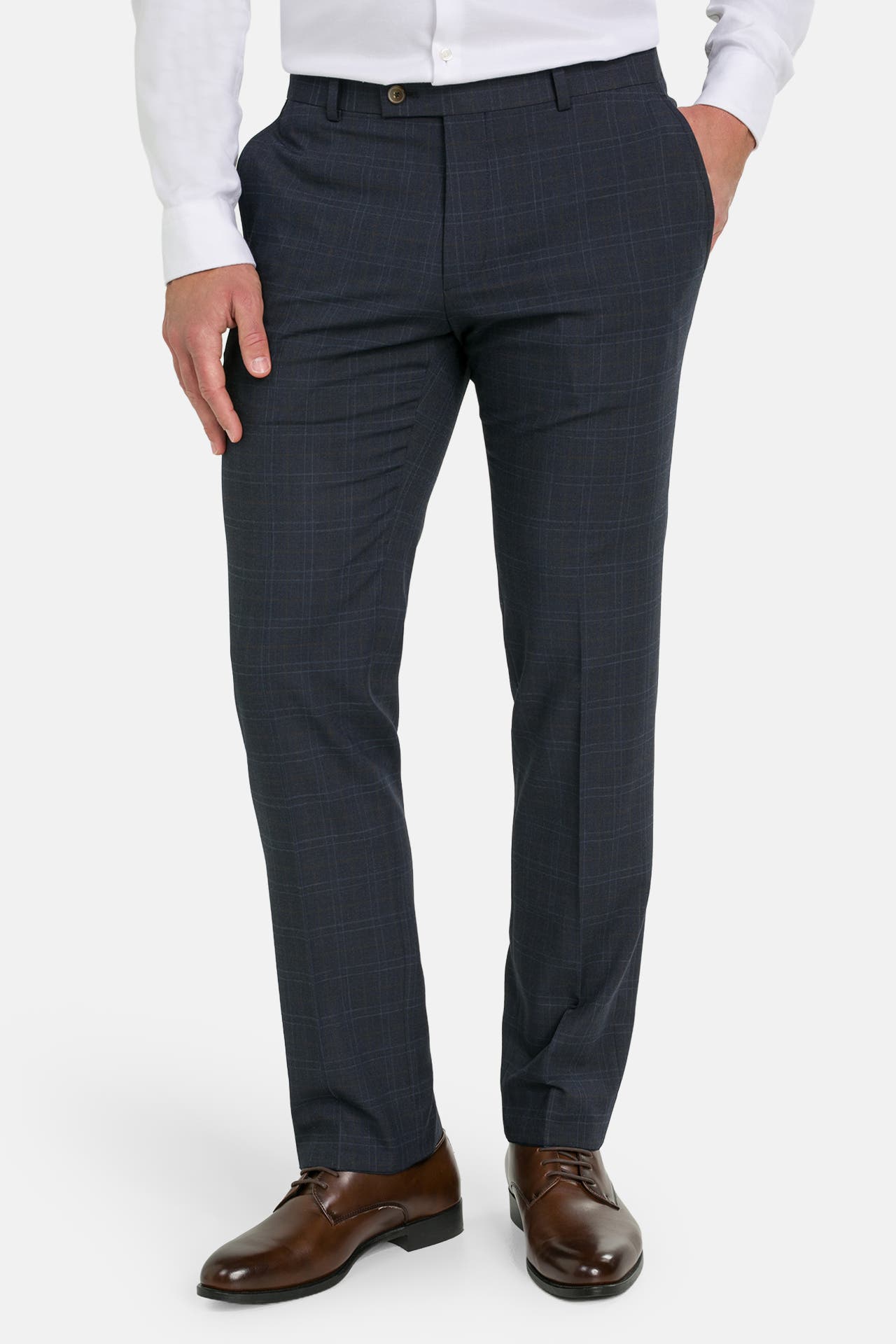 HECHTER Paris Stoffhose kariert Modern Fit, Bild 1