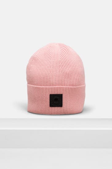 MOOSE KNUCKLES Strickmütze rosa