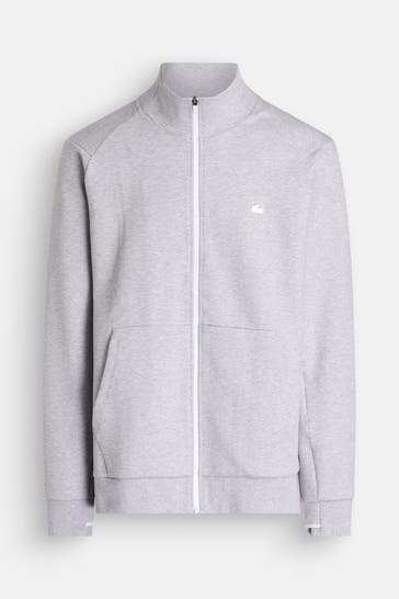 LACOSTE Sweatjacke hellgrau