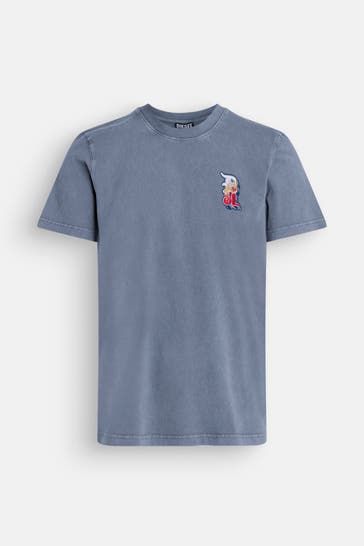 DIESEL T-Shirt graublau