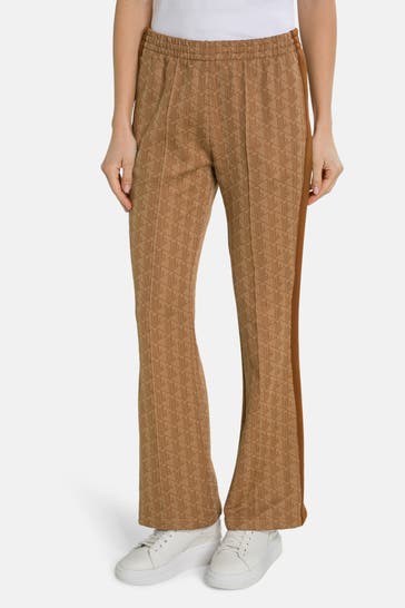 LACOSTE Joggpants camel gemustert