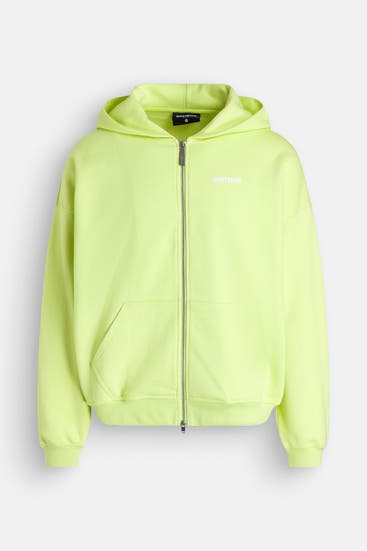 WRSTBHVR - Sweatjacke 'Diago' apfelgrün