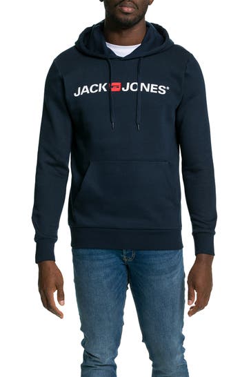 JACK & JONES Hoodie nachtblau
