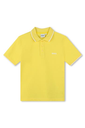BOSS Polo-Shirt gelb