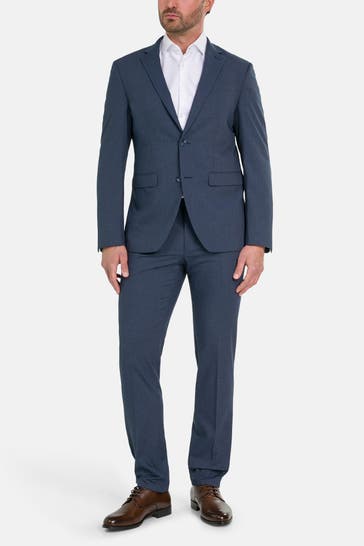 HECHTER Paris Anzug dunkelblau Slim Fit