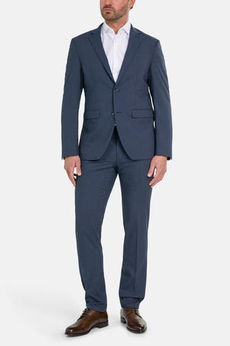 HECHTER Paris Anzug dunkelblau Slim Fit