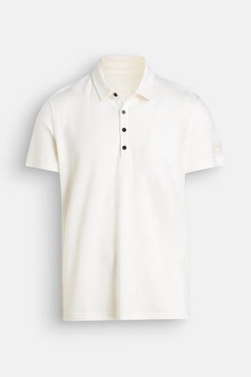 SUPER.NATURAL Polo-Shirt cremeweiß