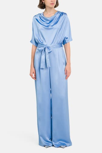 HUGO Jumpsuit 'Kasmina' taubenblau