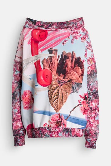 DESIGUAL Hoodie 'Surral' gemustert