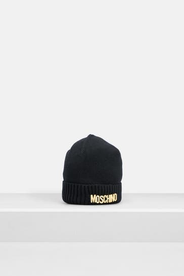 MOSCHINO Wollmütze schwarz