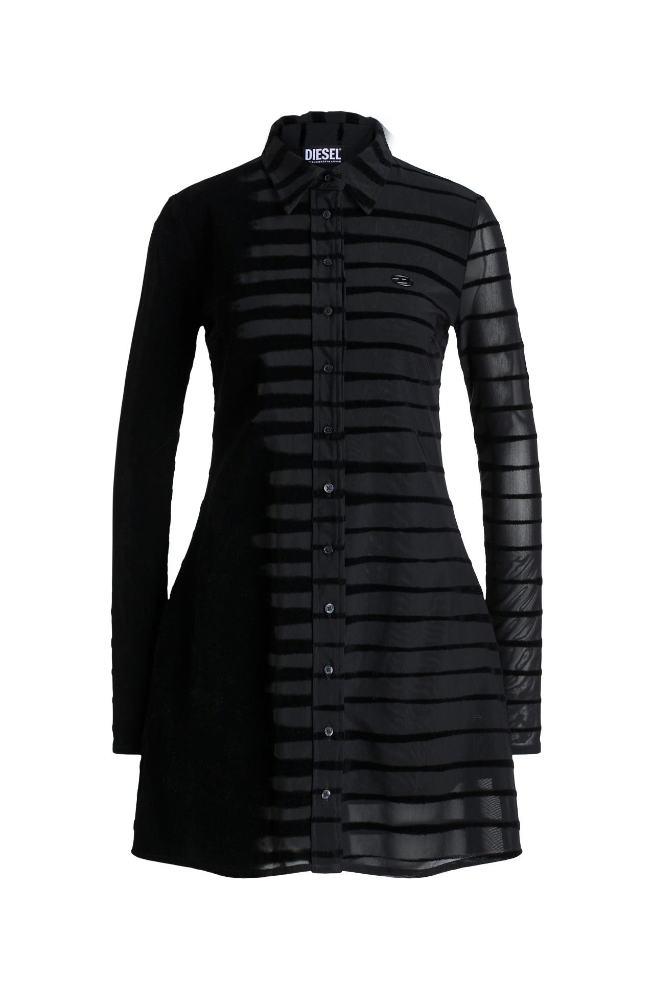 DIESEL Blusenkleid 'Abito' schwarz, Bild 1