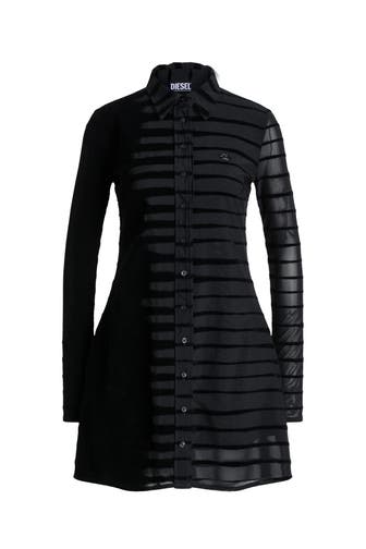 DIESEL Blusenkleid 'Abito' schwarz
