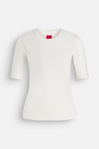 HUGO T-Shirt 'Darnelia' weiß