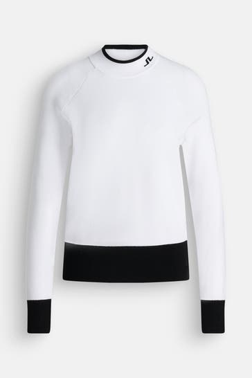 J.LINDEBERG SPORTSWEAR Strickpullover 'Zoe' zweifarbig