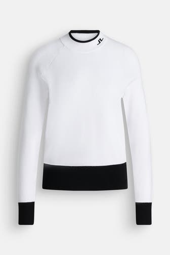 J.LINDEBERG SPORTSWEAR Strickpullover 'Zoe' zweifarbig
