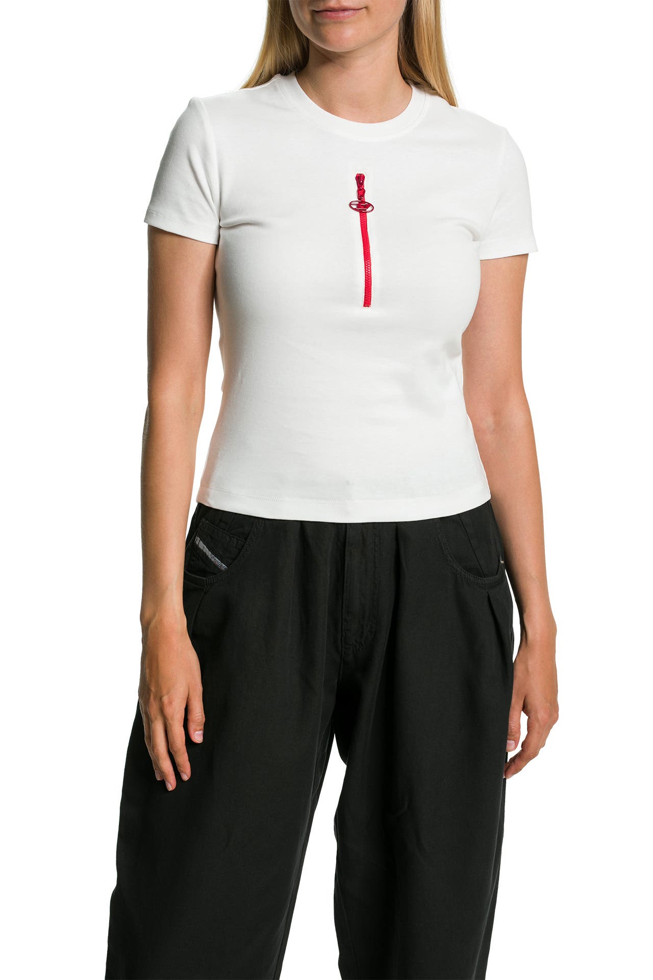 DIESEL T-Shirt 'T-Vazy' weiß, Bild 1