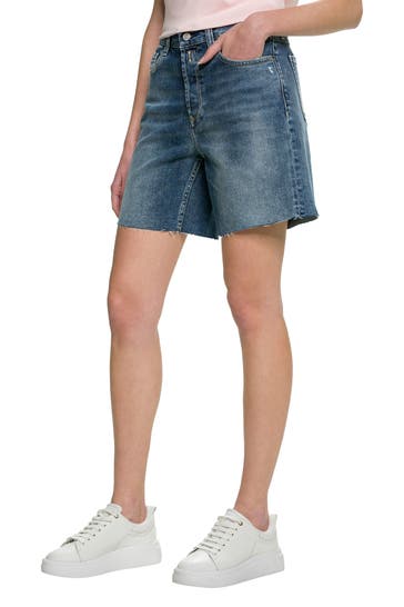 REPLAY Jeansshorts blau