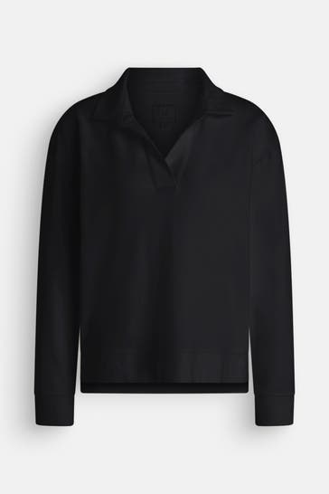 LA MARTINA Langarmshirt 'Bridger' schwarz