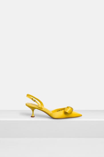 LOLA CRUZ Sandaletten 'Amarill Tacon' zitronengelb
