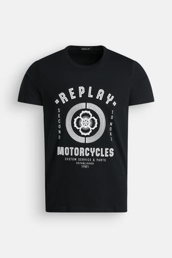 REPLAY T-Shirt schwarz