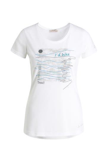 VAUDE T-Shirt 'Skomer' weiß